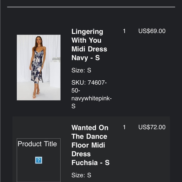 Hello Molly Lingering With You MIDI Dress small - Picture 3 of 3